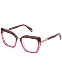 Police - Vplp54 Mermaid 6 Donna 09Fd Optical Frames Metal Geometric - Lyst
