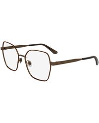 Calvin Klein - Ck24112 783 Optical Frames Metal Squared Normal - Lyst