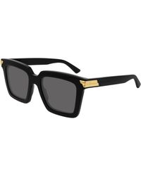 Bottega Veneta - Bv1005S 001 Sunglasses Acetate Squared Normal - Lyst