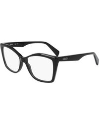 Liu Jo - Lj2805 001 Optical Frames Acetate Squared Normal - Lyst