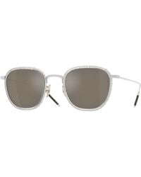 Oliver Peoples - Ov1321St Tk-9 Sun 527639 Sunglasses Titanium Squared Normal - Lyst