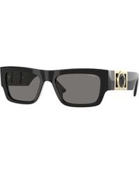 Versace - Ve4416U Gb1/81 Sunglasses Acetate Squared Polarized - Lyst