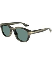 Montblanc - Mb0435S 005 Sunglasses Acetate Round - Lyst