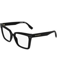 KARL LAGERFELD - Kl6240 001 Optical Frames Acetate Squared Normal - Lyst