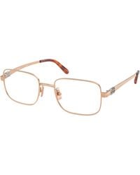 Miu Miu - Mu 51Zv Zvf1O1 Optical Frames Metal Transparent Squared Normal - Lyst
