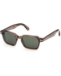 Tom Ford - Ft1359 Ezra-02 45N Sunglasses Acetate Squared Normal - Lyst