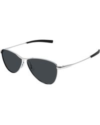 Saint Laurent - Sl 831 Vesper 002 Sunglasses Metal Pilot - Lyst