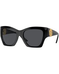 Versace - Ve4452 Gb1/87 Sunglasses Injected Geometric Normal - Lyst