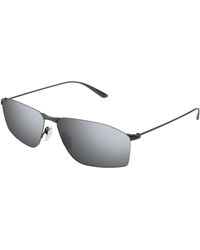 Balenciaga - Bb0413S 004 Sunglasses Metal Squared - Lyst