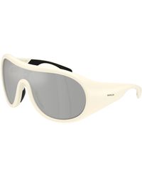 Moncler - Me8004 Cloche 50028V Sunglasses Injected Pilot Mirror - Lyst