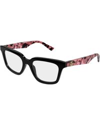 Gucci - Gg2181O 003 Optical Frames Acetate Transparent Geometric - Lyst