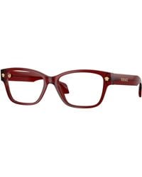 Versace - Ve3392 5540 Optical Frames Acetate Transparent Cat Eye Normal - Lyst