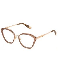 Furla - Vfu831 08Fc Optical Frames Metal Geometric - Lyst