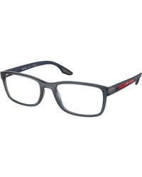 Prada Linea Rossa - Ps 09Ov Czh1O1 Optical Frames Nylon Pillow Normal - Lyst