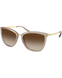 Ralph Lauren - Ra5245 580213 Sunglasses Injected Cat Eye Normal Shaded - Lyst