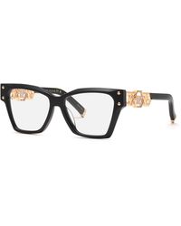 Philipp Plein - Vpp189S Plein Icon Edge 700 Optical Frames Acetate Squared - Lyst