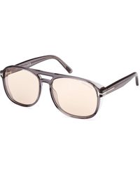 Tom Ford - Ft1022 Rosco 20E Sunglasses Acetate Squared Photochromatic - Lyst