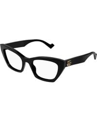 Gucci - Gg1334O 001 Optical Frames Acetate Cat Eye - Lyst