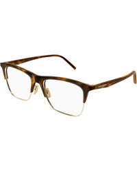 Saint Laurent - Sl 786 001 Optical Frames Bio-Inject Transparent Squared - Lyst