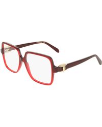 Ferragamo - Sf3058 615 Optical Frames Acetate Squared Normal - Lyst