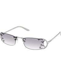 Prada - Pr C57S 28H40V Sunglasses Metal Squared Normal Nuanced - Lyst