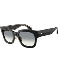 Giorgio Armani - Ar8223 500111 Sunglasses Acetate Squared Normal Shaded - Lyst