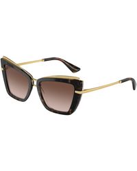Dolce & Gabbana - Dg4472 321713 Sunglasses Acetate Cat Eye Normal Shaded - Lyst