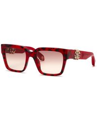 Roberto Cavalli - Src040M 07Mt Sunglasses Acetate Squared Normal Shaded - Lyst