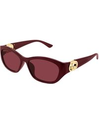 Gucci - Gg1826Sk 003 Sunglasses Injected Round - Lyst