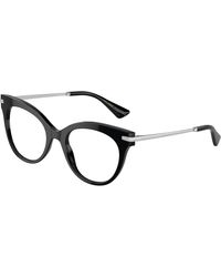 Dolce & Gabbana - Dg3392 501 Optical Frames Acetate Transparent Butterfly Normal - Lyst