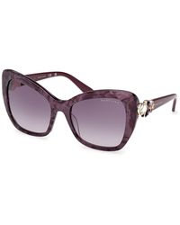 Guess - Gm00032 83Z Sunglasses Acetate Butterfly Normal - Lyst