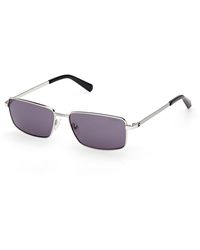 Guess - Gu00273 10Y Sunglasses Metal Squared Normal - Lyst