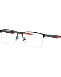 FERRARI SCUDERIA - Fz7003 101 Optical Frames Metal Squared Normal - Lyst