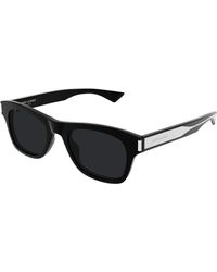 Saint Laurent - Sl 877 001 Sunglasses Acetate Squared - Lyst