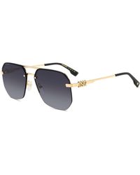 DSquared² - D2 0103/S Rhl/9O Sunglasses Metal Geometric Normal Shaded - Lyst