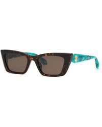Roberto Cavalli - Src169M 743 Sunglasses Acetate Cat Eye Normal - Lyst
