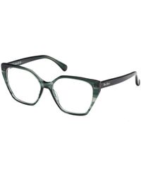 Max Mara - Mm5085 098 Optical Frames Acetate Geometric Normal - Lyst