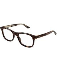 Montblanc - Mb0385O 002 Optical Frames Acetate Transparent Squared - Lyst