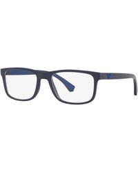 Emporio Armani - Ea3147 5042 Optical Frames Injected Squared Normal - Lyst