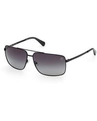 Timberland - Tb00030 02D Sunglasses Metal Smoke Squared Polarized - Lyst
