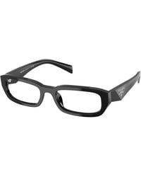 Prada - Pr B06S 16K08N Sunglasses Acetate Transparent Squared Normal - Lyst