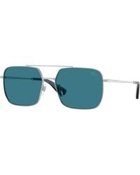 Burberry - Be3179 100580 Sunglasses Steel Pilot Normal - Lyst