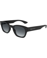 McQueen - Am0530S 001 Sunglasses Acetate Round - Lyst