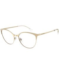Emporio Armani - Ea1087 3013 Optical Frames Metal Cat Eye Normal - Lyst
