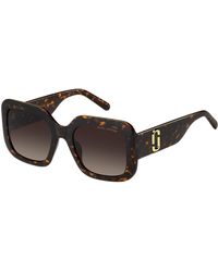Marc Jacobs - Marc 647/S 086/Ha Sunglasses Plastic Squared Shaded - Lyst