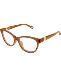 Chloé - Ch0411Ol 009 Optical Frames Acetate Transparent Cat Eye - Lyst
