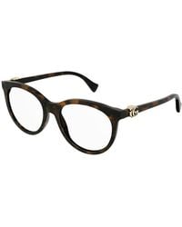 Gucci - Gg1074O 005 Optical Frames Acetate Transparent Cat Eye - Lyst