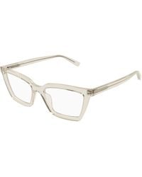 Saint Laurent - Sl 912 004 Optical Frames Acetate Transparent Cat Eye - Lyst