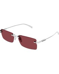 Gucci - Gg1941S 003 Sunglasses Metal Squared - Lyst