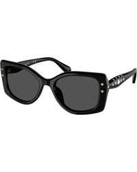 Swarovski - Sk6058U 100187 Sunglasses Acetate Pillow Normal - Lyst